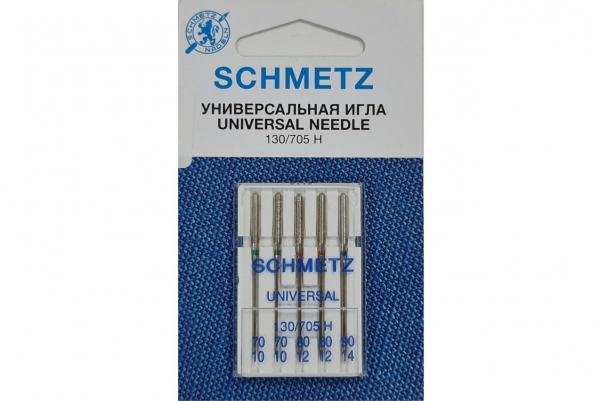 Иглы Schmetz универсальные (70x2, 80x2, 90x1), 5 шт в Емве